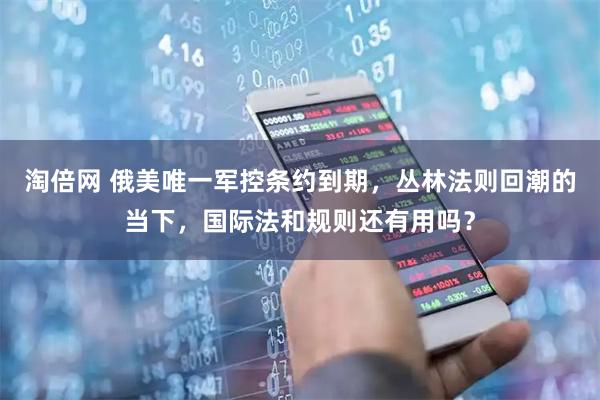 淘倍网 俄美唯一军控条约到期，丛林法则回潮的当下，国际法和规则还有用吗？